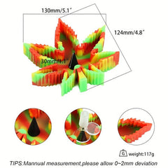 Maple Leaf Luminous Ashtray High Temp Resistant Anti Fall Home Decor Fancy Gift