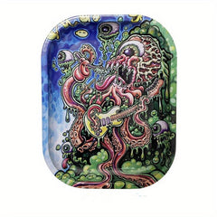 Creative Pattern Metal Rolling Tray Wake Up Tray