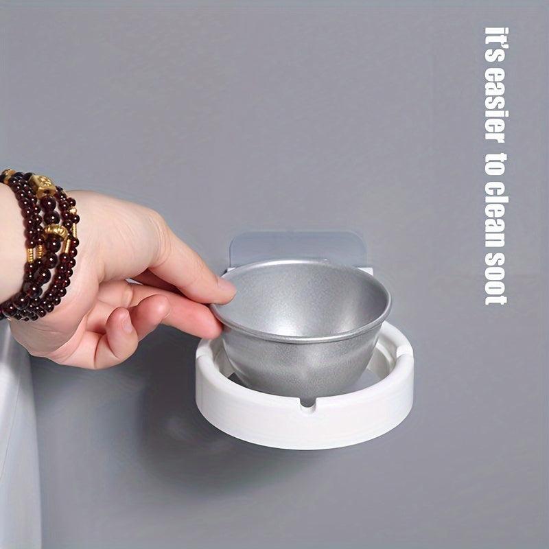 Wall Mounted Ashtray Storage Rack Bathroom Toilet Decorative Ashtray