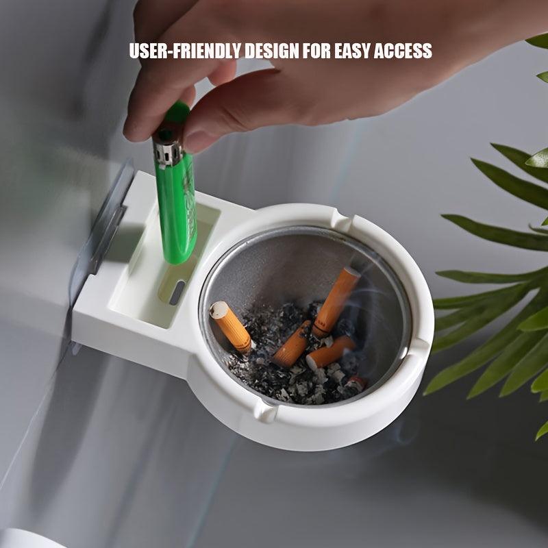 Wall Mounted Ashtray Storage Rack Bathroom Toilet Decorative Ashtray