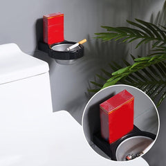 Wall Mounted Ashtray Storage Rack Bathroom Toilet Decorative Ashtray