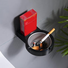Wall Mounted Ashtray Storage Rack Bathroom Toilet Decorative Ashtray