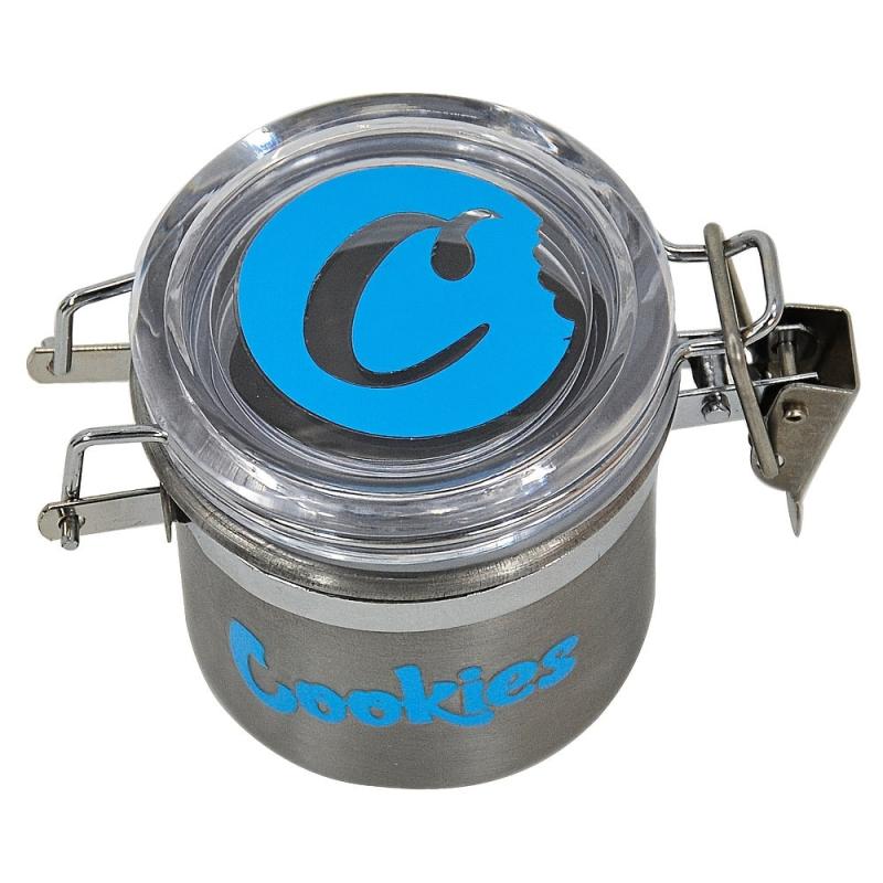 1pc Stainless Steel Vacuum Sealed Storage Cans Moisture-proof Smoker Container