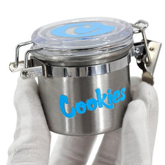 1pc Stainless Steel Vacuum Sealed Storage Cans Moisture-proof Smoker Container