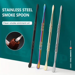 Stainless Steel Double-end Spoon Portable Tool