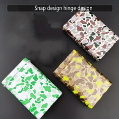 Camouflage Pattern Storage Case 20pcs Large Capacity Portable Box