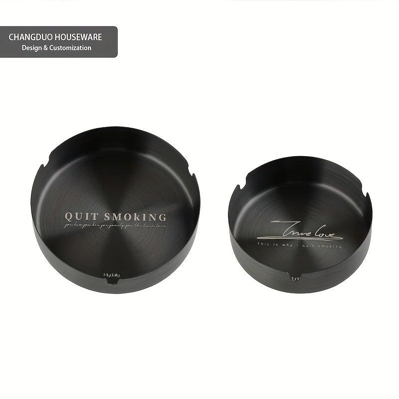 Stainless Steel Ashtray for Home Hotel Bar Office