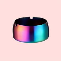 Stainless Steel Windproof Ashtray for Home Hotel Cafe KTV