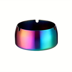 Stainless Steel Windproof Ashtray for Home Hotel Cafe KTV