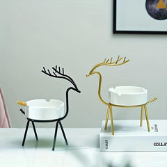 Unique Creative Ashtray Ornament for Home Decor - Desktop Gadget