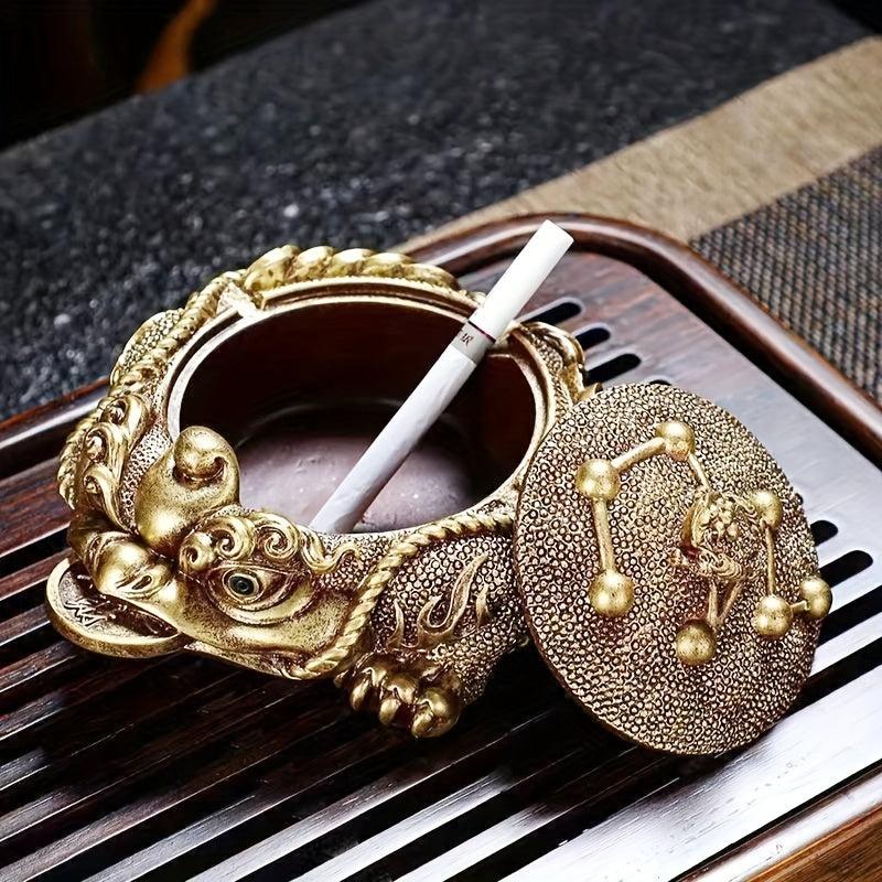 Creative Ashtray Anti fly Ash Home Decorative Ashtray Gift Men Women Christmas