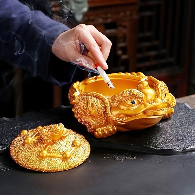 Creative Ashtray Anti fly Ash Home Decorative Ashtray Gift Men Women Christmas