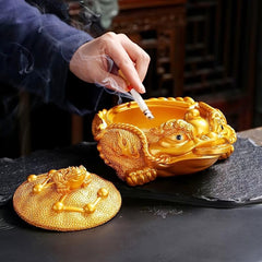 Creative Ashtray Anti fly Ash Home Decorative Ashtray Gift Men Women Christmas