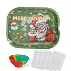Pattern Rolling Tray + Mylar Bags & Silicone Bowl