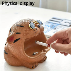 Cartoon Animal Ashtray Household Decorative Ashtray for Home Hotel Bar Office