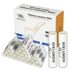 100pcs Smoking Tube Filters 9mm Activated Carbon Tobacco Smoking Tube Filter