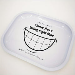 Creative Pattern Rolling Tray Metal Multipurpose Wake Up Tray