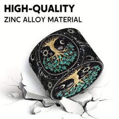 Creative Pattern 4 Layer Metal Grinder Spice Crusher Kitchen Supplies