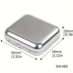 Mini Metal Ashtray Portable Car Outdoor Ashtray Household Decorative Ashtray