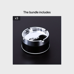 Retro Creative Ashtray Multifunctional Household Stainless Steel