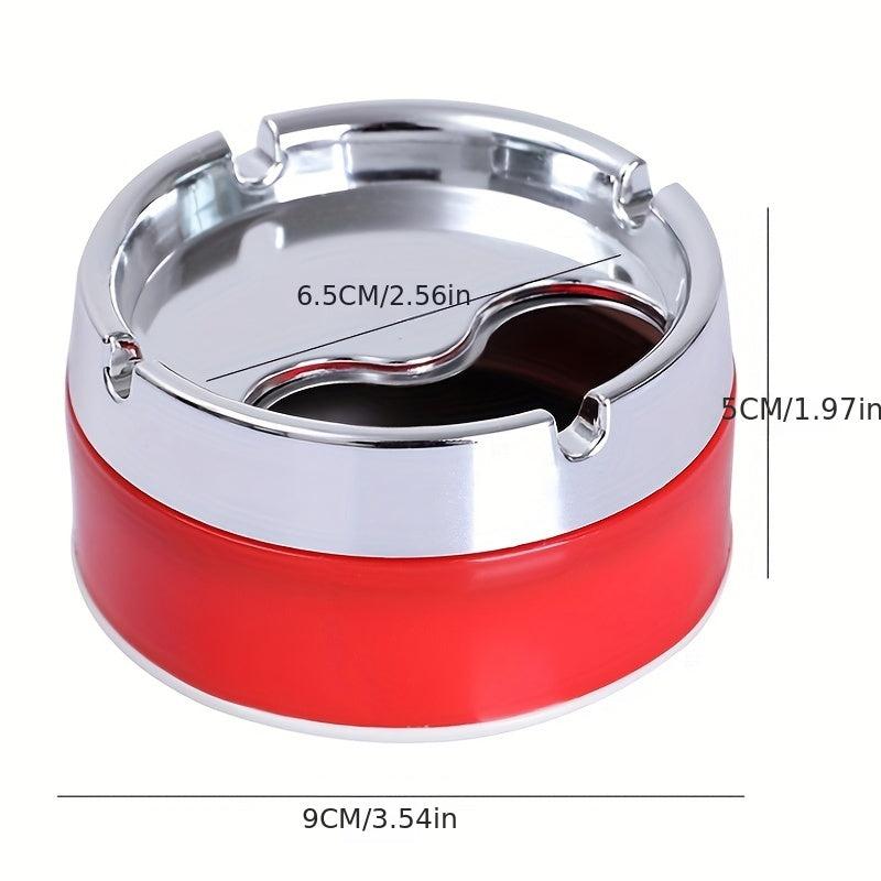 Retro Creative Ashtray Multifunctional Household Stainless Steel