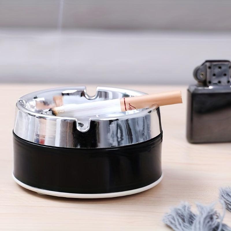Retro Creative Ashtray Multifunctional Household Stainless Steel