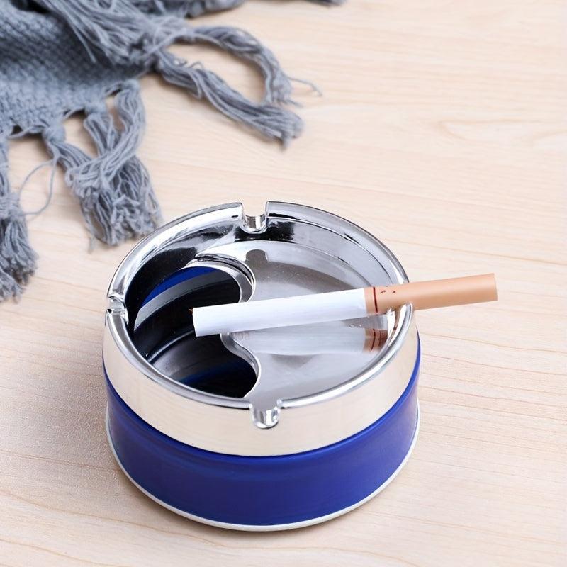 Retro Creative Ashtray Multifunctional Household Stainless Steel