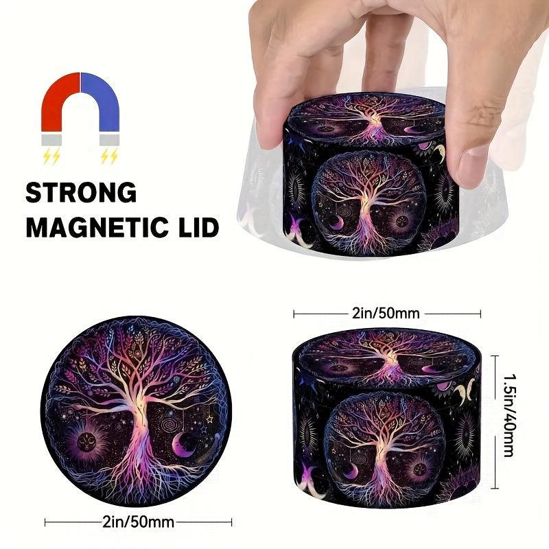 Creative Pattern 4 Layer Metal Grinder Spice Crusher Kitchen Supplies