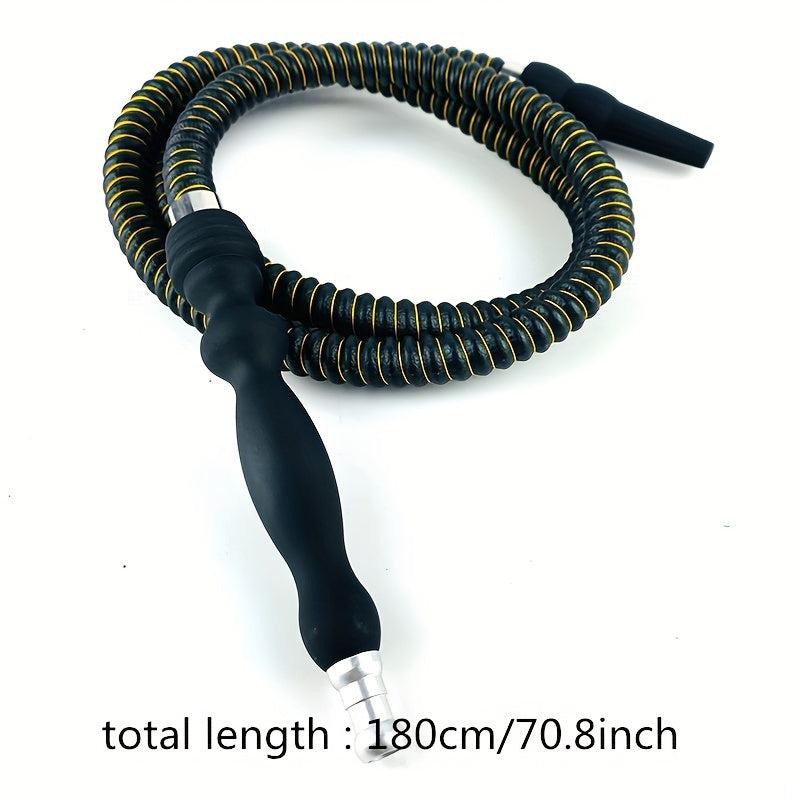 Rubber Handle Hose With Metal Tip Washable Durable 1.8m Long