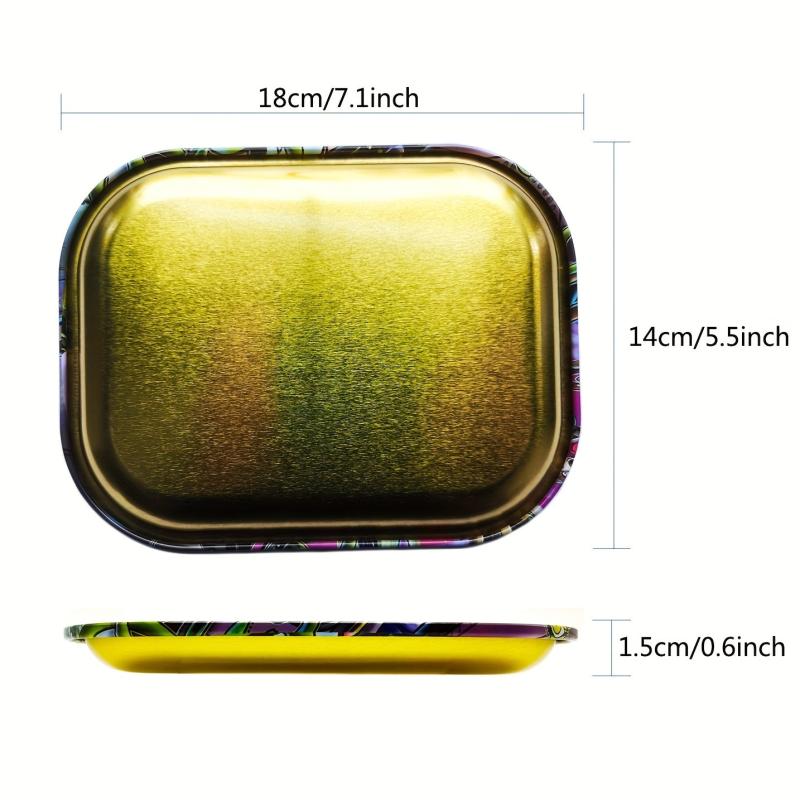 Square Cigarette Tray Tobacco Rolling Tray Hand Tobacco Storage Box