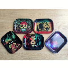 Square Cigarette Tray Tobacco Rolling Tray Hand Tobacco Storage Box