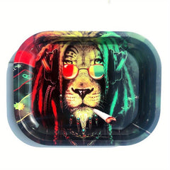 Square Cigarette Tray Tobacco Rolling Tray Hand Tobacco Storage Box