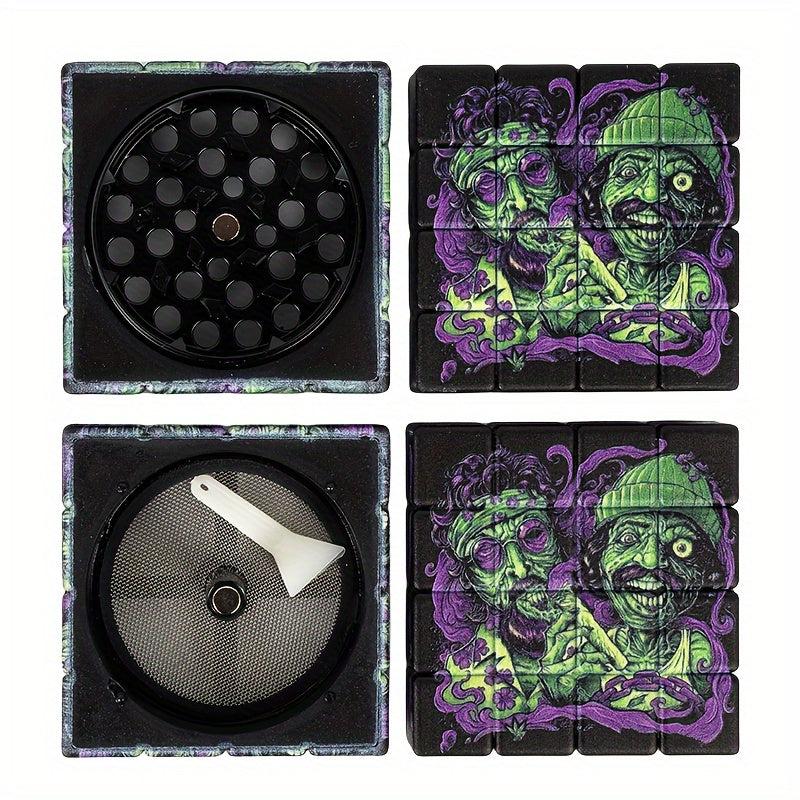 Creative Square Grinder Spice Crusher Kitchen Supplies