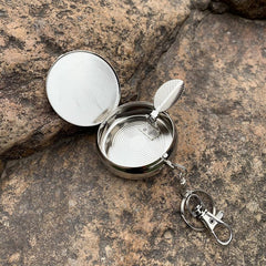 Mini Portable Ashtray Keychain Environmentally Friendly Pocket Ashtray