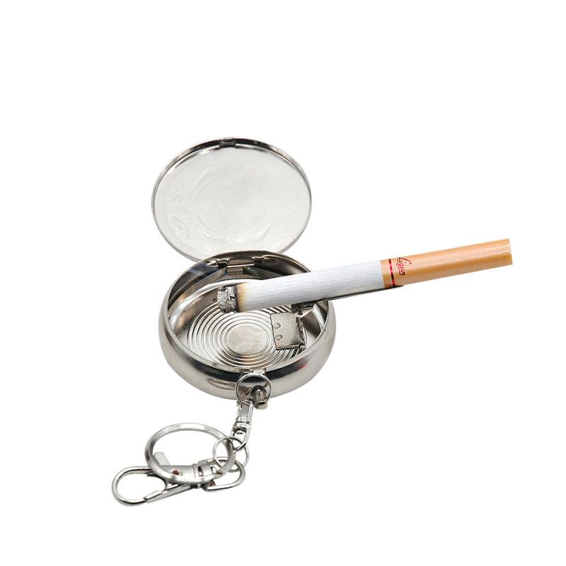 Mini Portable Ashtray Keychain Environmentally Friendly Pocket Ashtray