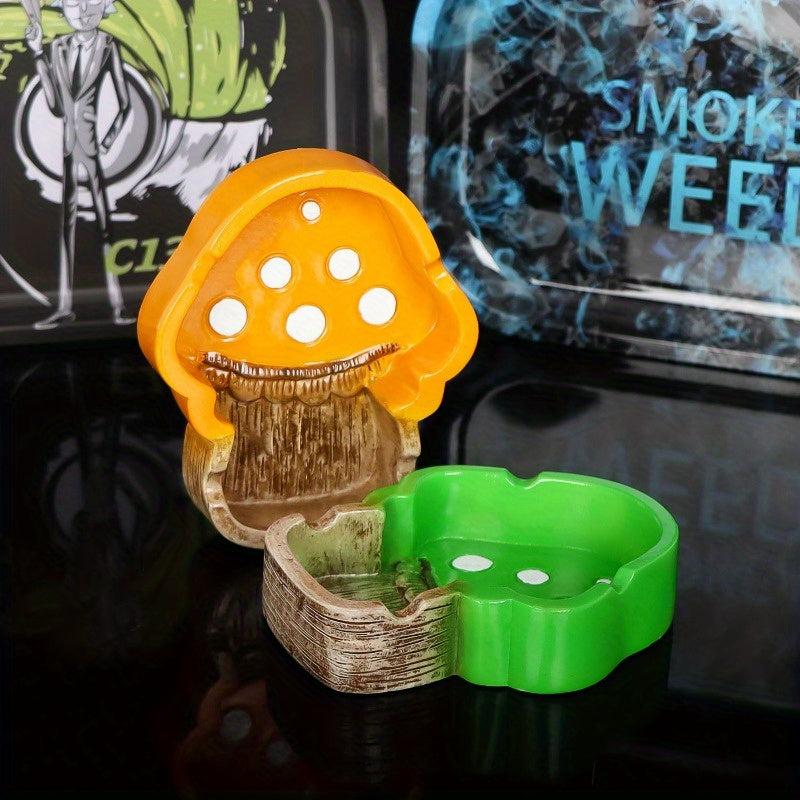 Small Mushroom Ashtray Decorative Household Ashtray Gift Men Women Christmas Hal