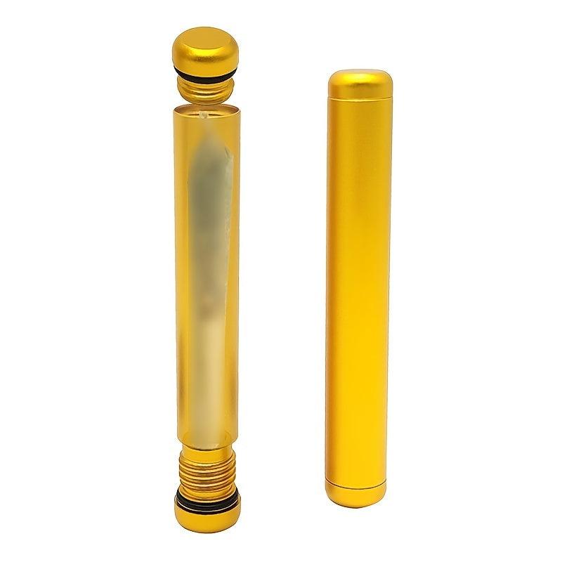Aluminum Storage Tube with Ring, Cigar Tube, Moisture-proof, Anti-fall