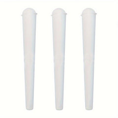 3pcs Plastic Storage Tube Tapered Sealed Pre-rolled Cone Portable Holder