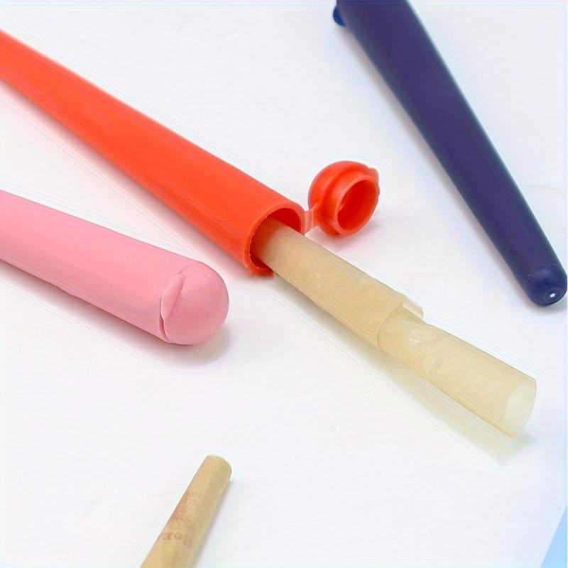 3pcs Plastic Storage Tube Tapered Sealed Pre-rolled Cone Portable Holder