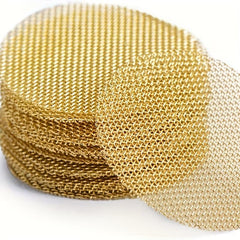 200pcs Small Brass Filter Net Mini Round Filter 2.54 5.08 Cm