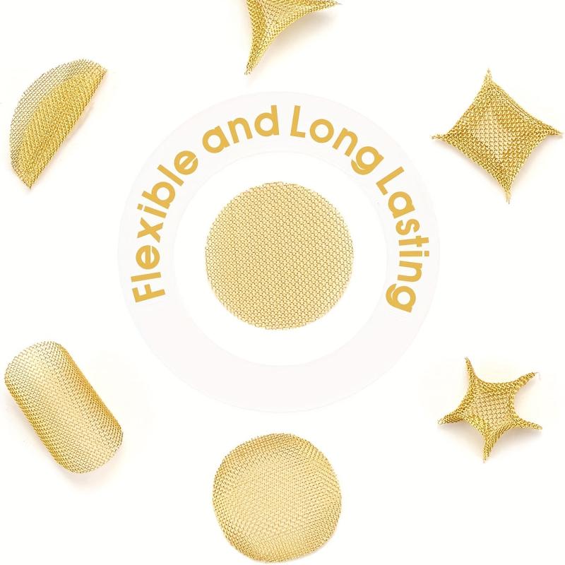 200pcs Small Brass Filter Net Mini Round Filter 2.54 5.08 Cm