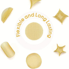200pcs Small Brass Filter Net Mini Round Filter 2.54 5.08 Cm