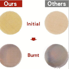 200pcs Small Brass Filter Net Mini Round Filter 2.54 5.08 Cm