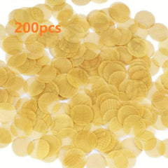 200pcs Small Brass Filter Net Mini Round Filter 2.54 5.08 Cm