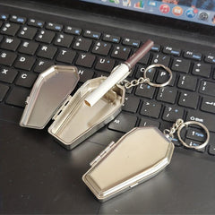Mini Portable Ashtray Keychain Ashtray for Travel Camping Home Hotel Bar Office