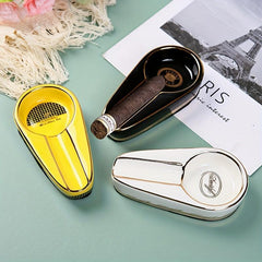 Portable Ceramic Ashtray Home Office Decor Gift