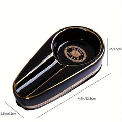 Portable Ceramic Ashtray Home Office Decor Gift