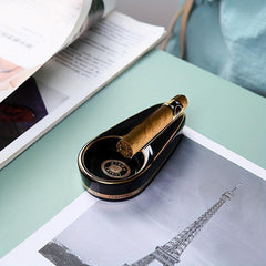 Portable Ceramic Ashtray Home Office Decor Gift