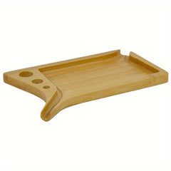 Wooden Rolling Tray Multipurpose Wake Up Fruit Plate Dessert Tray Home Decor