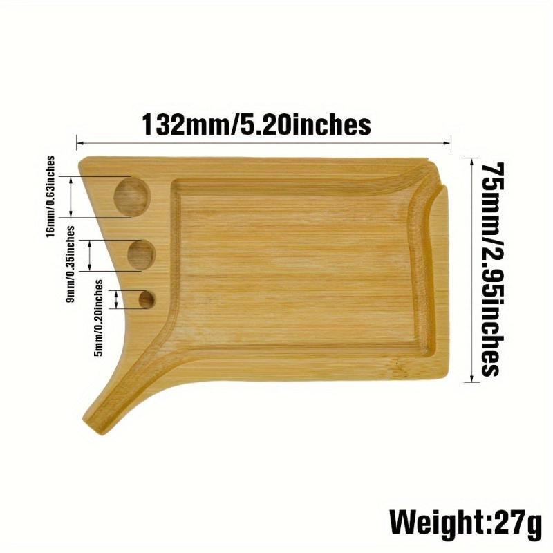 Wooden Rolling Tray Multipurpose Wake Up Fruit Plate Dessert Tray Home Decor